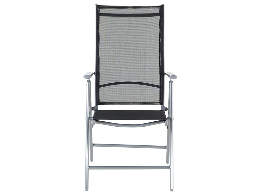 Garden Dining Set 6 Seater CATANIA Black_425032