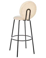 Baarituolisetti 2 kpl EMERY Buklee Vaaleanbeige_913942