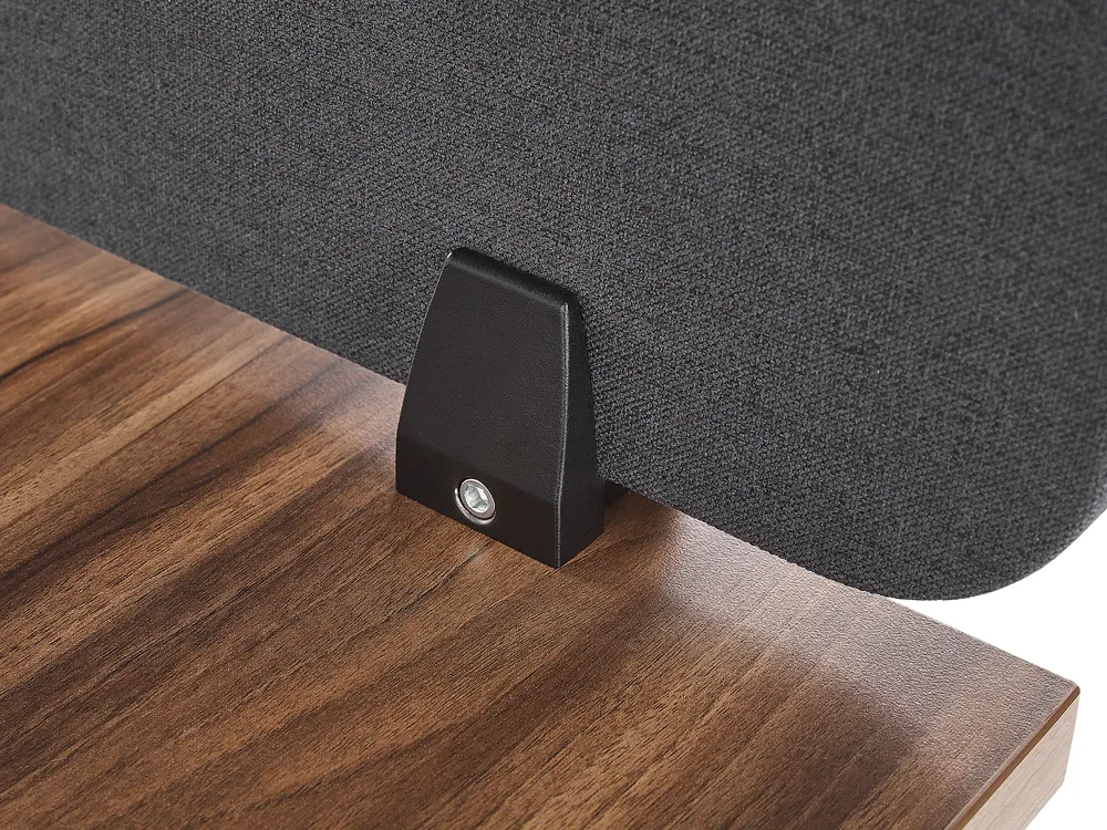 Desk Screen WALLY 120 x 40 cm Dark Grey_1041410