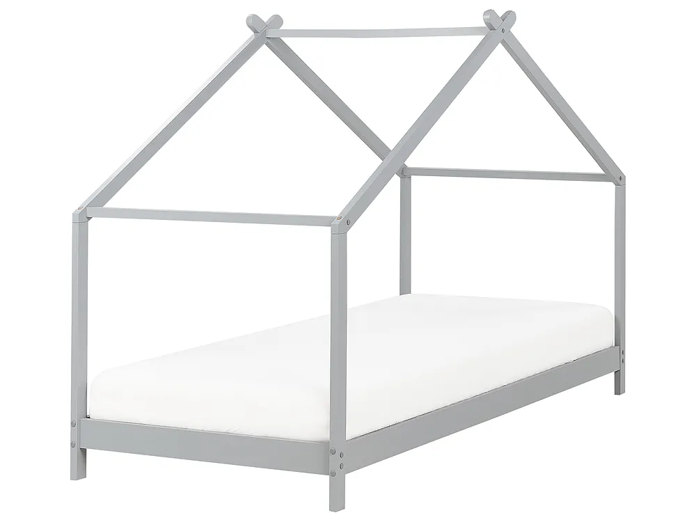 Barneseng Hus Furutre ORLU 90 x 200 cm Grå_911140