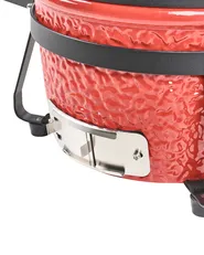 Mini Charcoal BBQ Grill KAMADO Ceramic Red_1007529