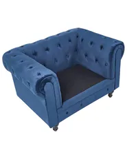 Nojatuoli CHESTERFIELD Sametti Laivastonsininen_1042251