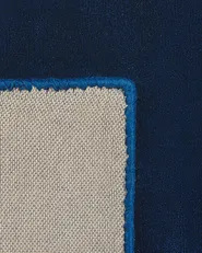 Rug GESI II Navy Blue 80 x 150 cm Viscose_793629