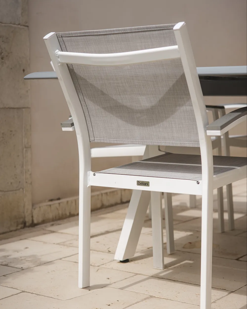 Set of 4 Garden Chairs PERETA Metal Grey_1006264