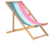 Set of 2 Sun Lounger Replacement Fabrics ANZIO/AVELLINO 113 x 44 cm Multicolour_1073680