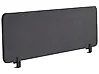 Työpöydän väliseinä WALLY 160 x 40 cm Tummanharmaa
