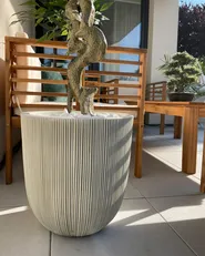 Plant Pot CHIOS 37 cm Beige_946501