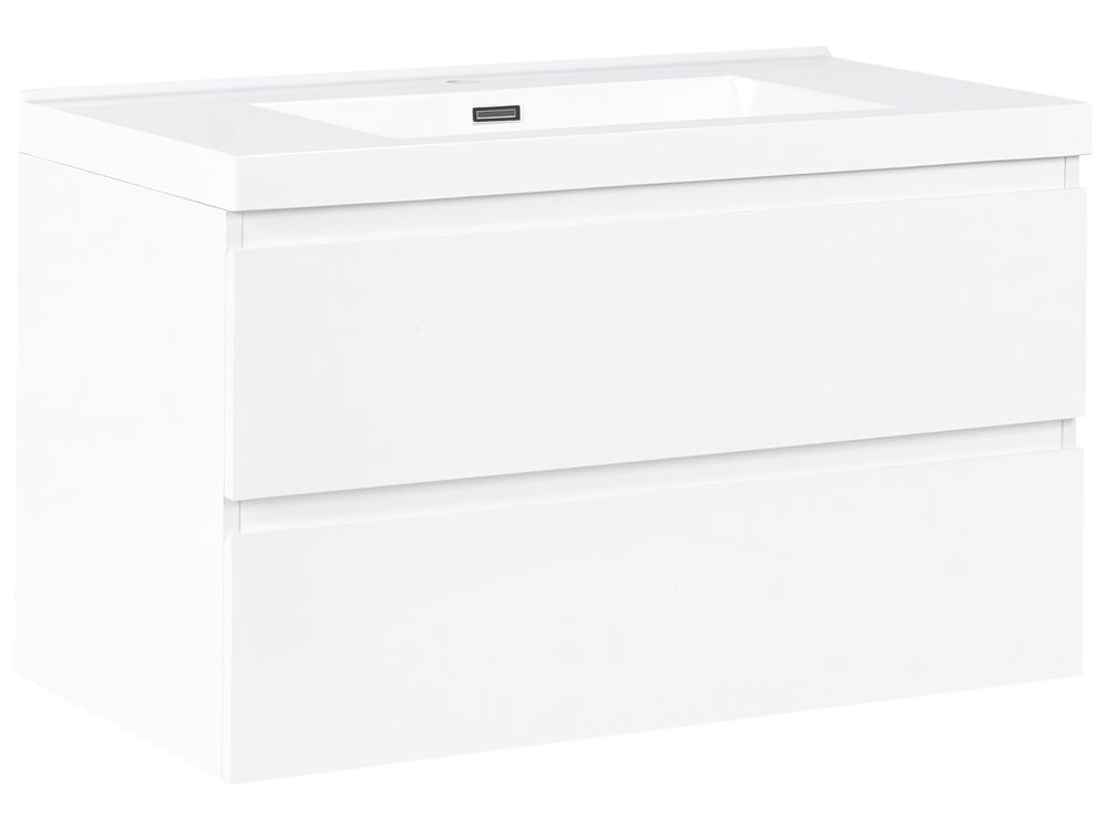 Wall Mounted Vanity Unit with Basin TOTA White