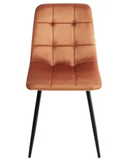 Ruokatuolisetti 4 kpl POWELL Sametti Oranssi_966747