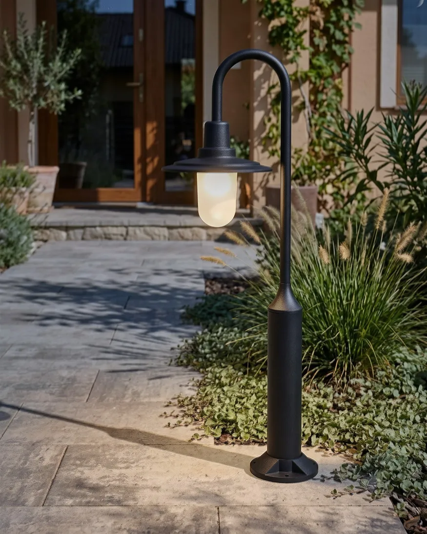 Outdoor LED Bollard Lamp ABEDES Black