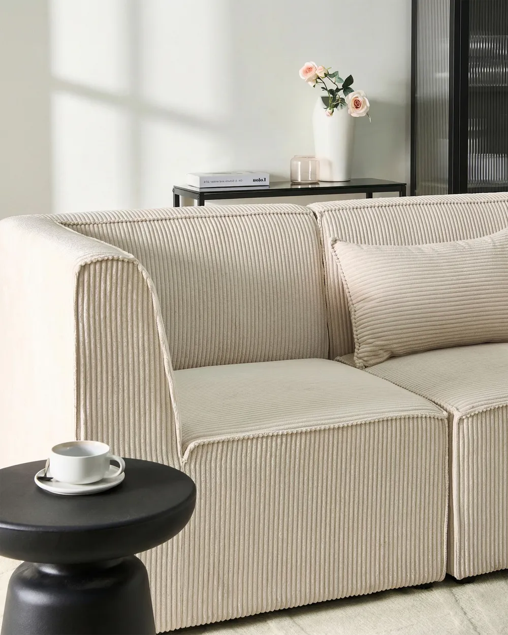 Modulär hörnsoffa 4-sits LEMVIG Manchester Beige Vänstervänd_1052811