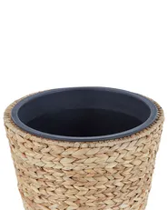 Set of 3 Plant Pots PLAKA 29/37/49 cm Water Hyacinth Natural_873854