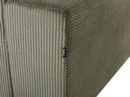 Corner Sofa 4 Seater LUNGO Corduroy Green Left Hand_962300