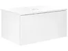 Väggmonterad kommod ALZIRA 80 cm Vit