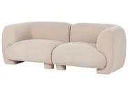 Modular Sofa 2 Seater MJALBI Boucle Beige_1075266