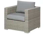 Garden Lounge Set with Table 8 Seater XXL Modular PE Rattan Grey Right Hand_796012