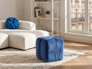 Pouffe TURLEY Velvet Blue_1081789