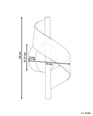 LED Wall Lamp SARELA Metal Gold_1010565