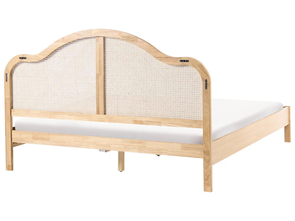 Bed HOUNOUX 180 x 200 cm (Super King Size) Light Brown_1047752