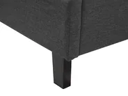 Bed Fabric MONTPELLIER 180 x 200 cm (EU Super King) Dark Grey_708997