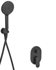 Concealed Shower Set with Rainshower TINGUIRIRICA Black_1000437