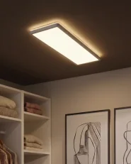 LED-taklampa ARDENZA med fjärrkontroll med dimmer Silver_1125226