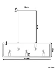Pendant Lamp BAYAS Metal Brass_876896