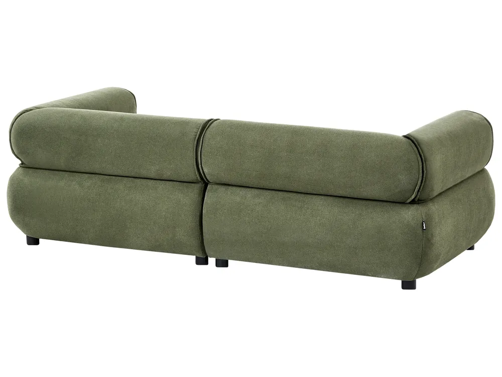 Sofa 3 Seater SALLA Fabric Green_1058253