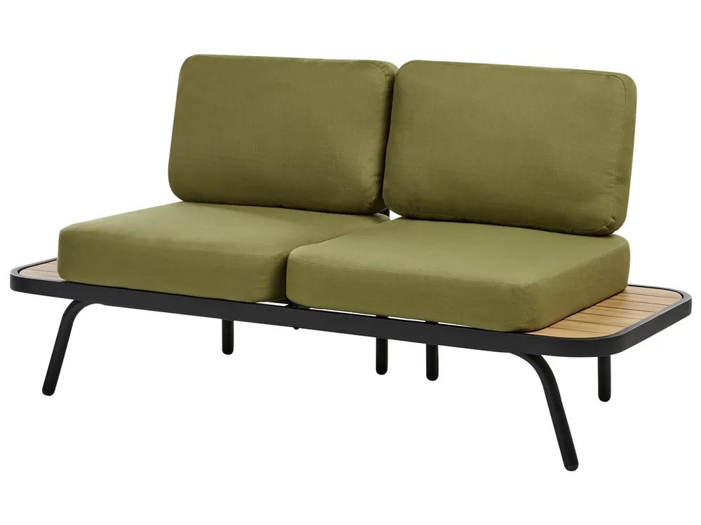 Garden Lounge Set with Table 4 Seater MINOZZO Certified Acacia Wood Olive Green_953382
