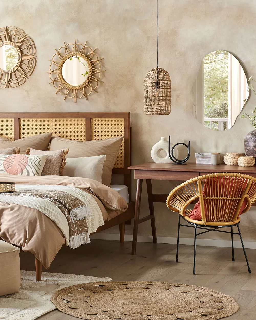 Matto AHLAT Beige ø 120 cm Juutti_836516