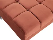 Fotpall ALNES Sammet Ljusröd_952536