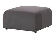 Modular Sofa 3 Seater FALSTERBO with Ottoman Velvet Taupe_919353
