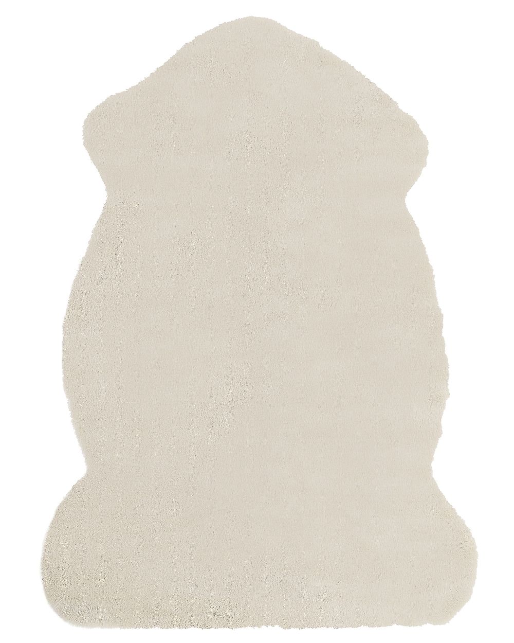 Faux Fur Rug UNDARA Beige 60 x 90 cm