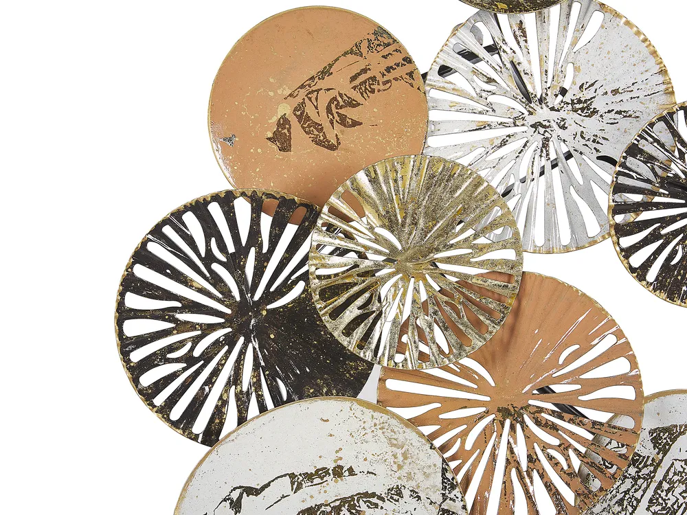 Wall Decor OSMIUM Metal 50 cm Silver_777821