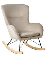 Gungstol ELLAN Sammet Beige_822914