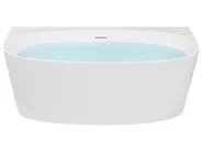 Back to Wall Bathtub PARNAIBA 1600 x 800 mm White_1168361