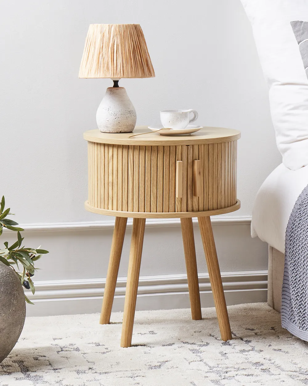 Bedside Table SELAH Brown