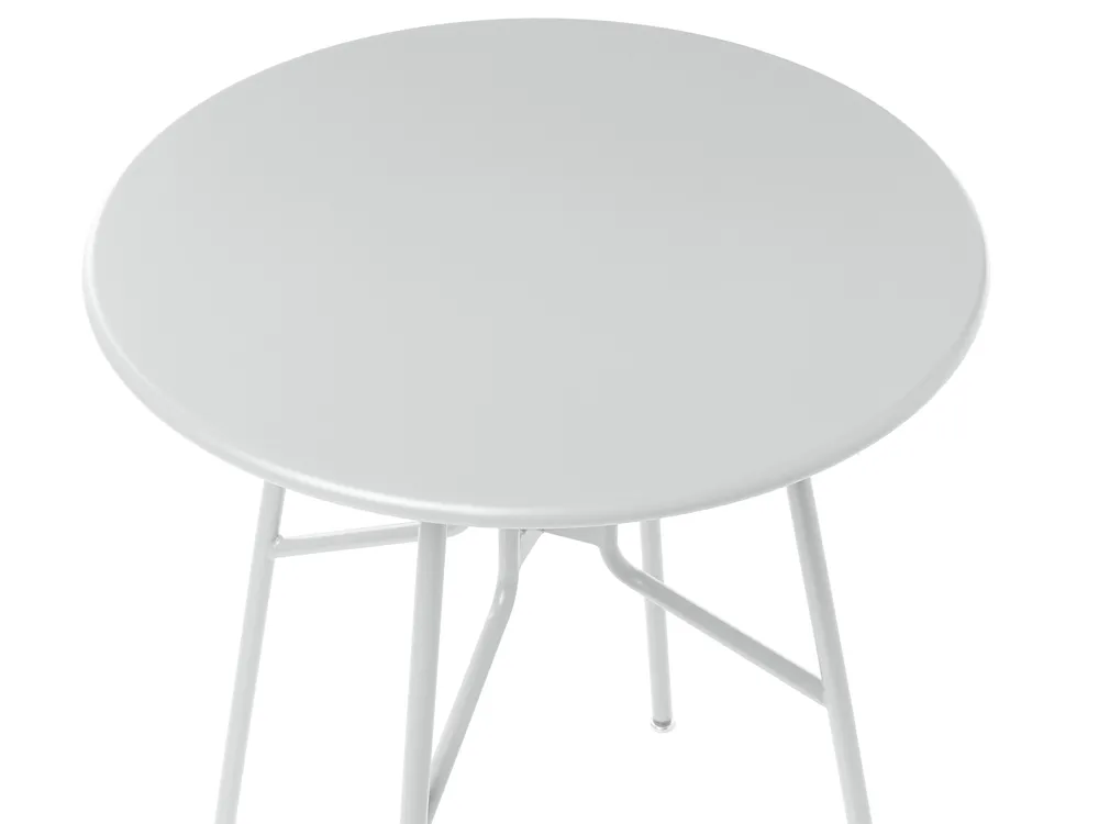 Bistrobord TALTAL 64 cm 64 cm Metall Grå_993396