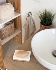 5-Piece Bathroom Accessories Set TAPICHE White_1041605