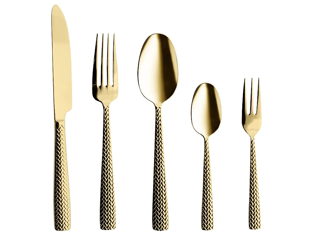 30-Piece Cutlery Set QUADRUCCI Gold