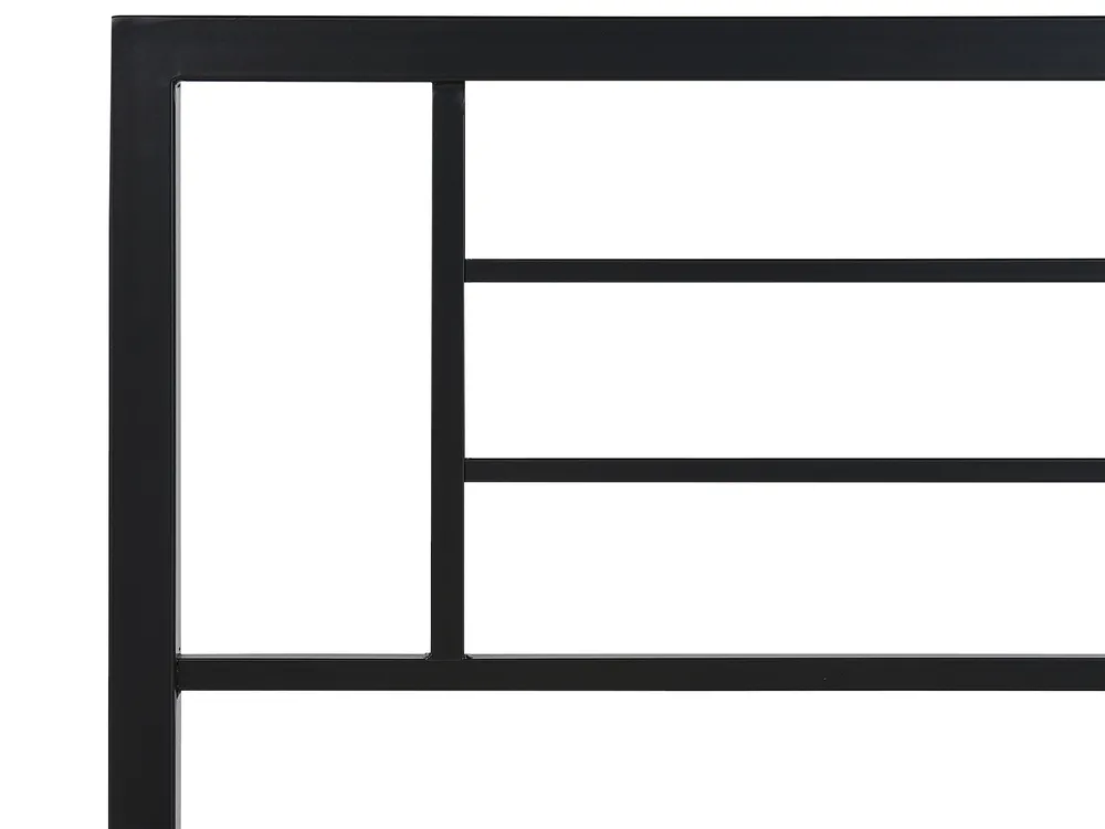 Sänky metalli CUSSET 120 x 200 cm Musta_1026479
