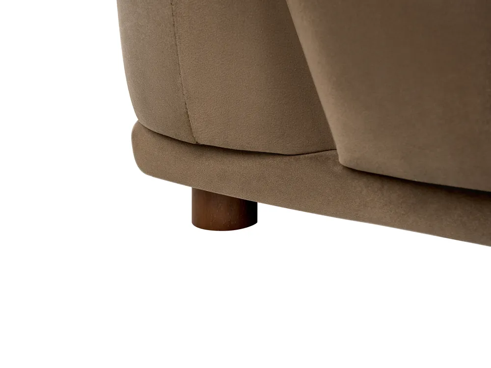 Living Room Set 5 Seater JUBEK Velvet Brown_1074620