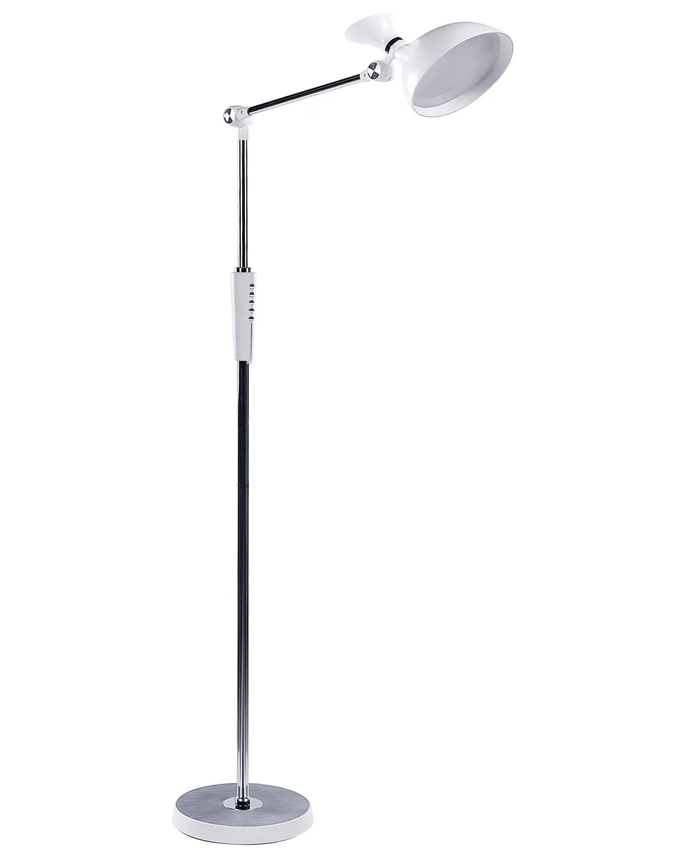 LED-golvlampa ANDROMEDA med dimmer Metall Vit_855335
