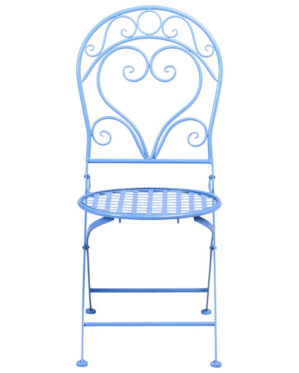 Set of 2 Garden Chairs ALBINIA Metal Blue_1016104