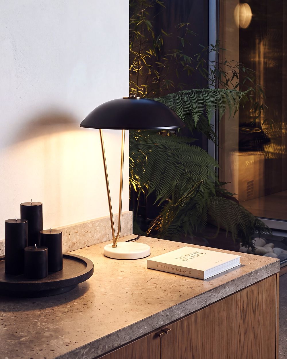 Bordslampa DANTO Metall Svart