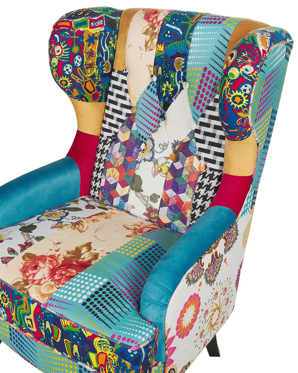 Wingback-tuoli MOLDE Kangas Sininen_884407