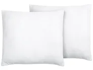 Set of 2 Bed Pillows ERRIGAL Low 80 x 80 cm Microfibre White_769337