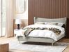 Bed Velvet CHALEIX 180 x 200 cm (EU Super King) Light Grey