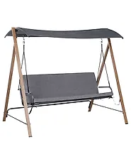Hengesofa BONAGIA Metall Grå_1188094