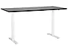 Elektriskt höj- och sänkbart skrivbord DESTINAS 180 cm x 80 cm Svart/ Vit